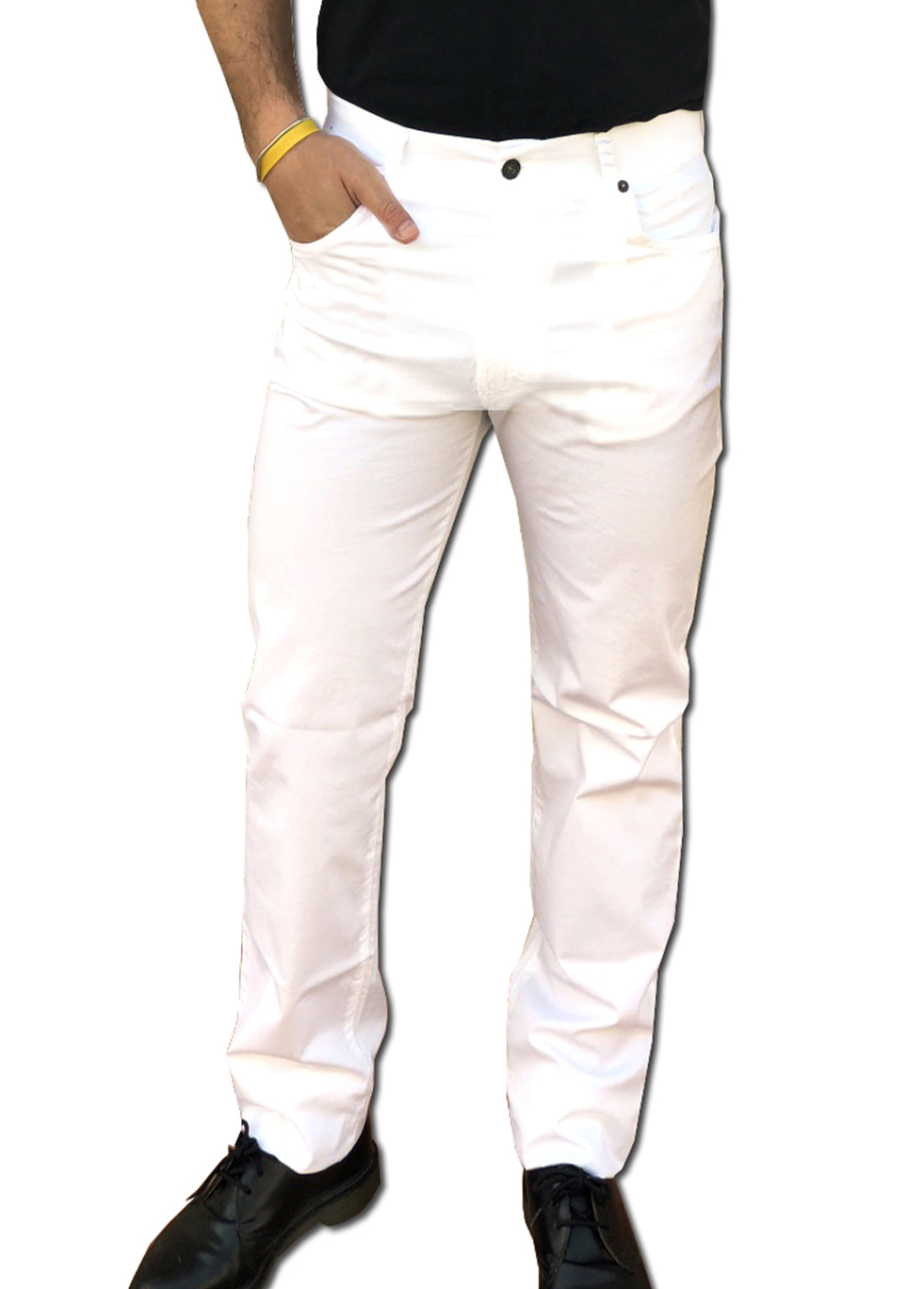 Pantalone Uomo Carrera Jeans - Cotone 100%, Regular Fit, Leggero, Chiusura Con Zip, Per Tutti I Giorni - Foto 5