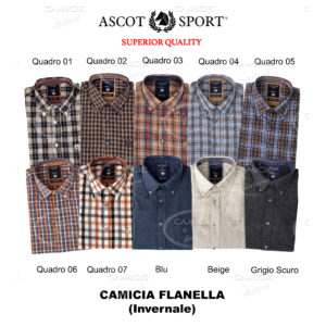 Cromoncent Camicia Uomo In Flanella Pesante A Quadri – Maniche Lunghe, Chiusura Con Bottoni, Morbida, Taglie XS-2XL (Nera Taglia M)